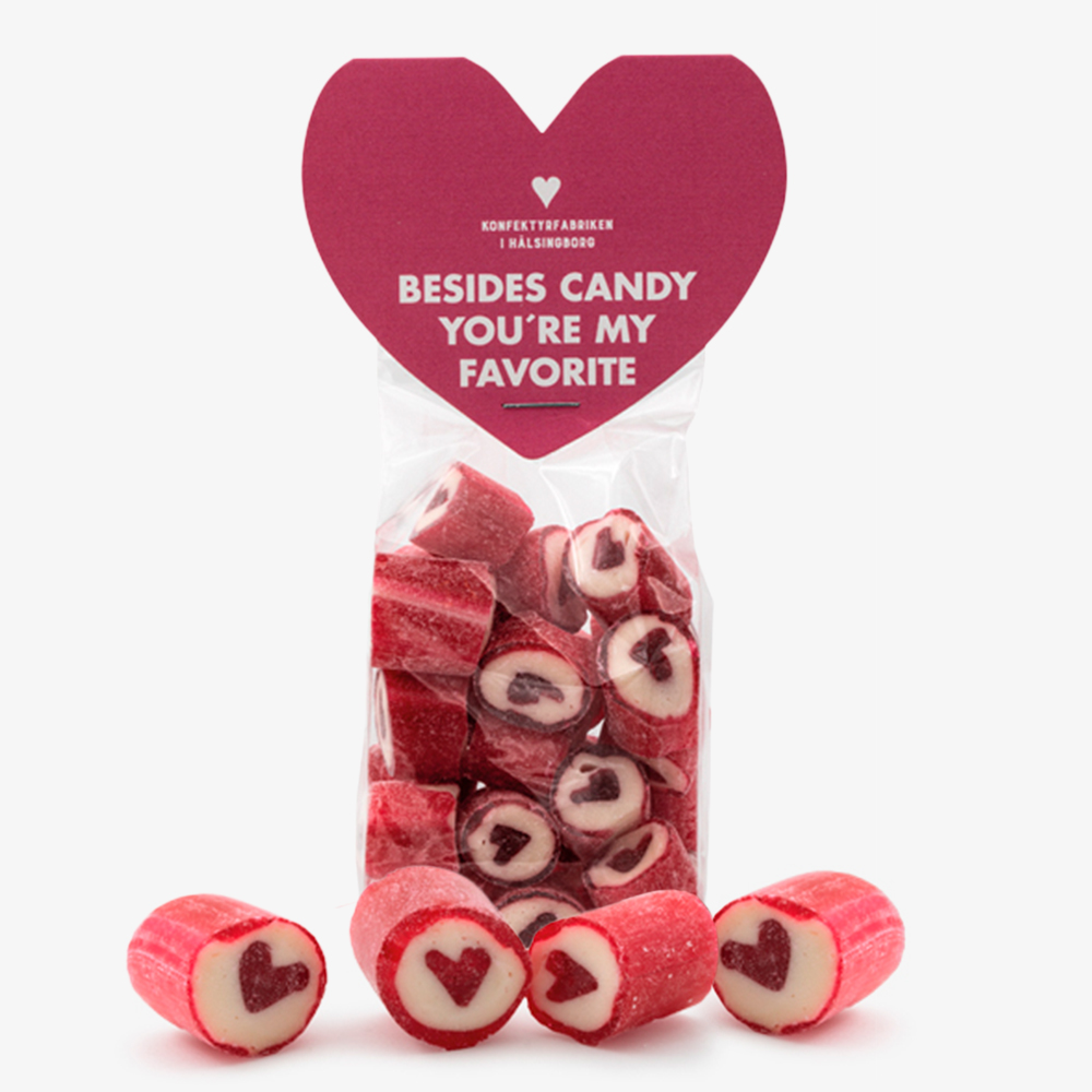 Kärlekskarameller 'Besides candy you´re my Favorite'