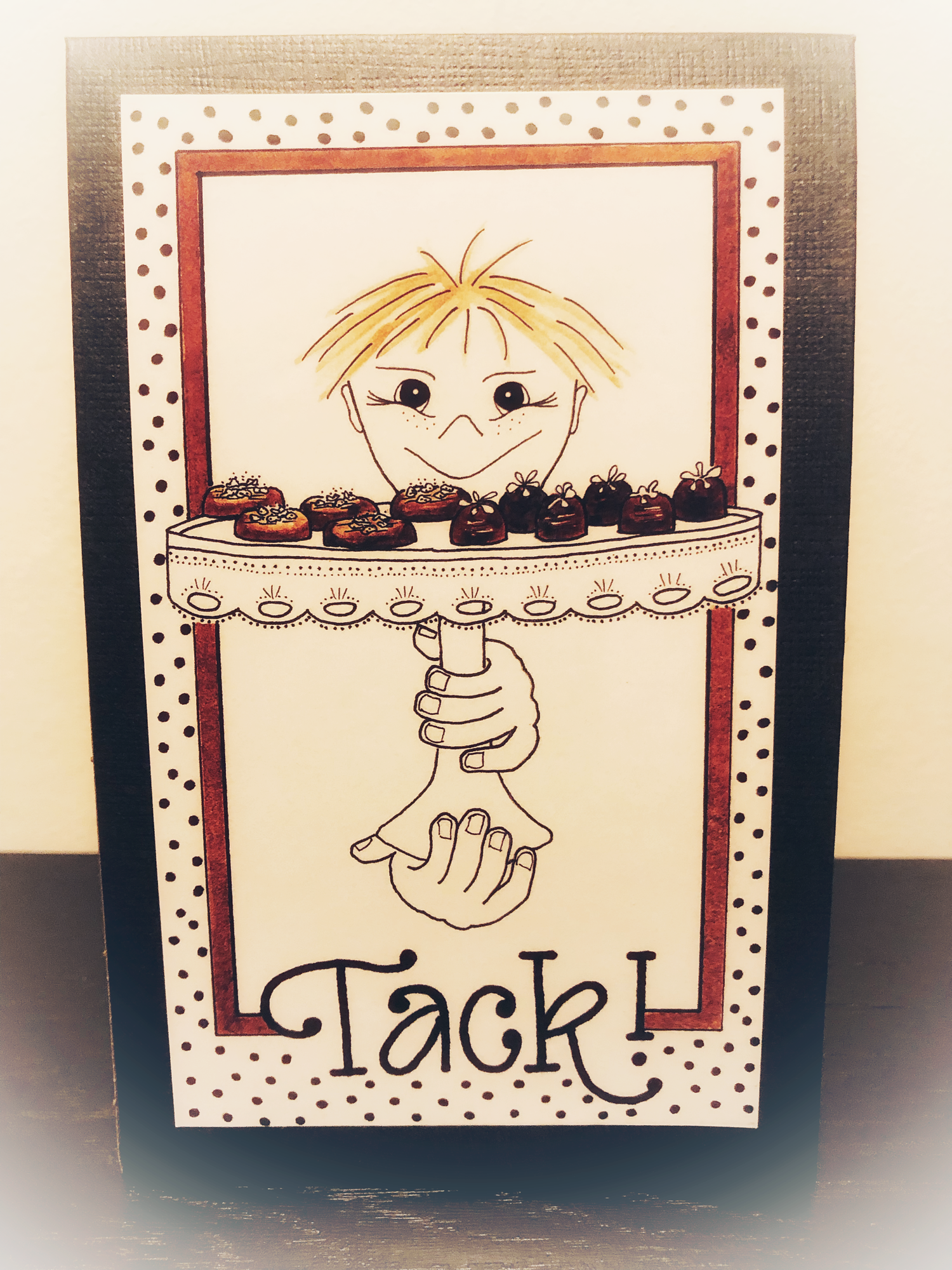 Bild av Presentask med choklad 'Tack'