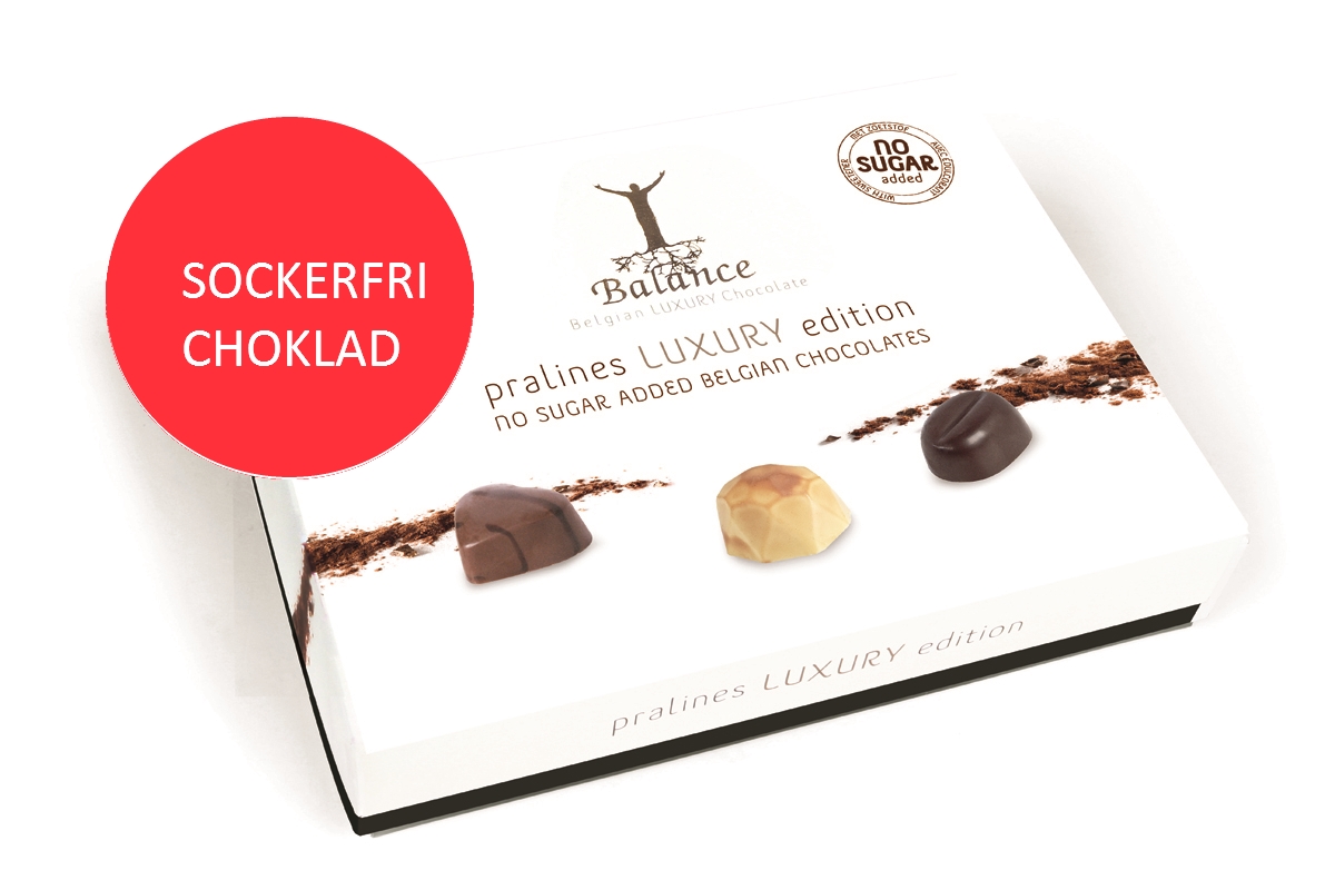 CHOKLADBUDET - Balance Pralinask med sockerfri choklad